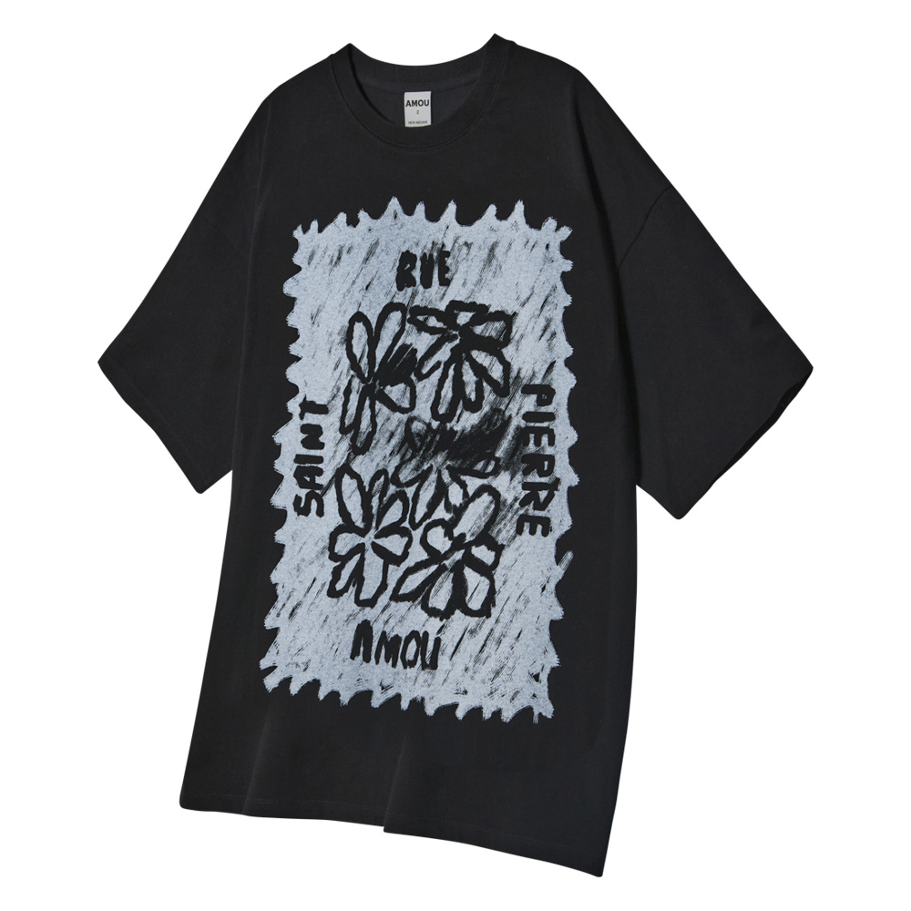 AECA☆ AECA SOCIAL BALANCE HALF SLEEVE-WASHED 送料無料 에이카화이트(AECA) AECA SOCIAL BALANCE HALF SLEEVE-WASHED