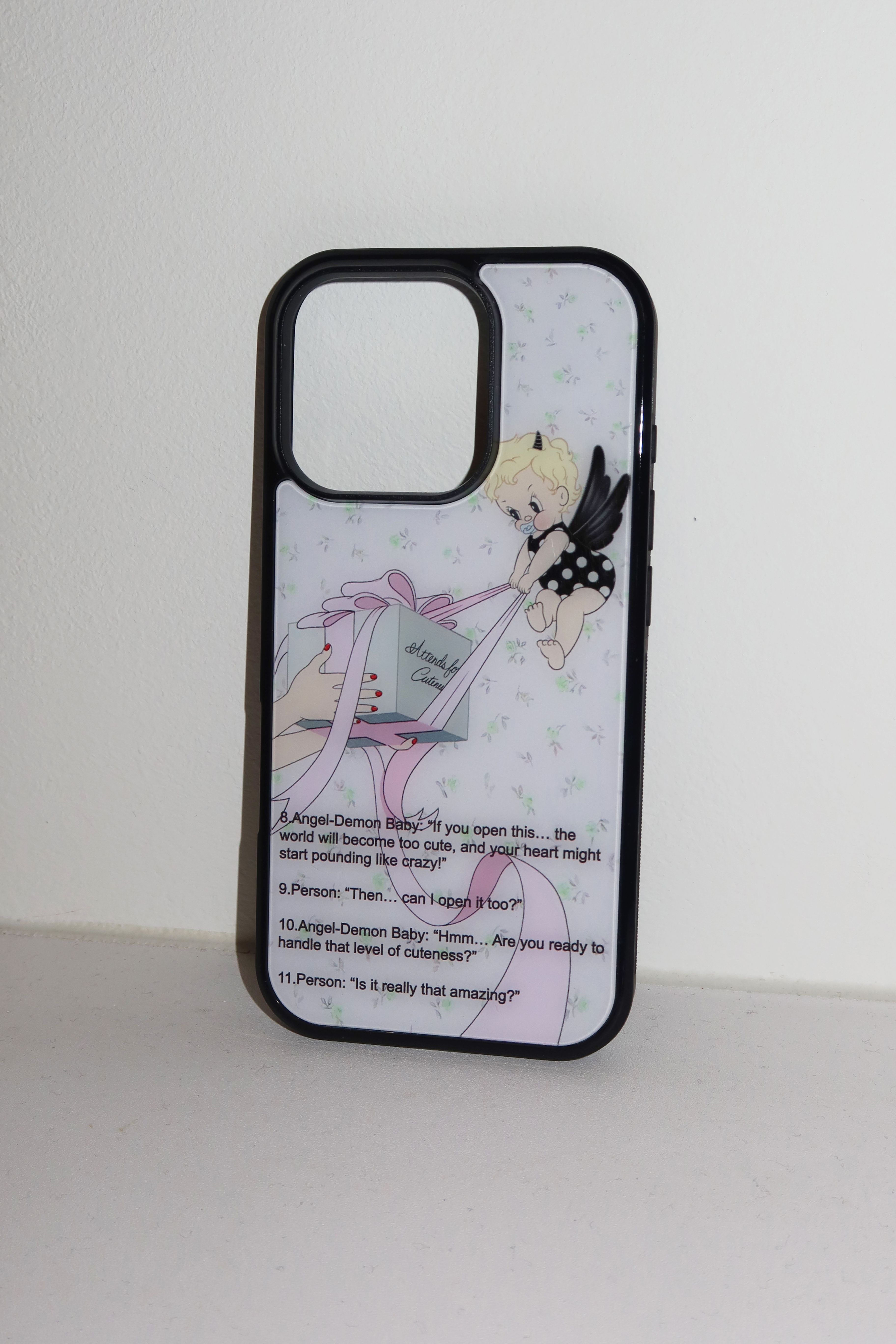 【韓国Attends アテンズ】Angel demon baby case Angel demon baby case (flower) - 감도 깊은 취향 셀렉트샵 29CM