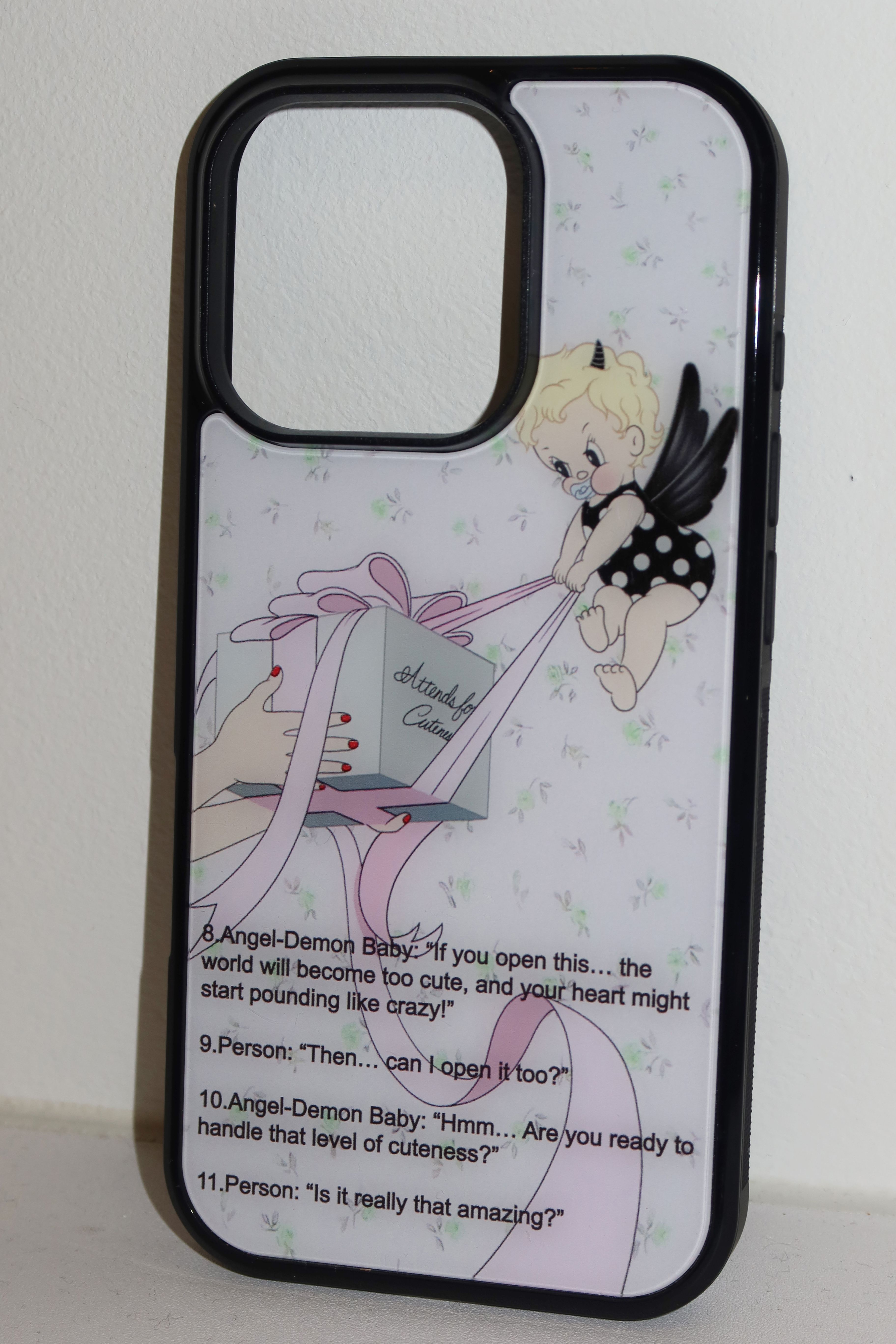 【韓国Attends アテンズ】Angel demon baby case Angel demon baby case (flower) - 감도 깊은 취향 셀렉트샵 29CM