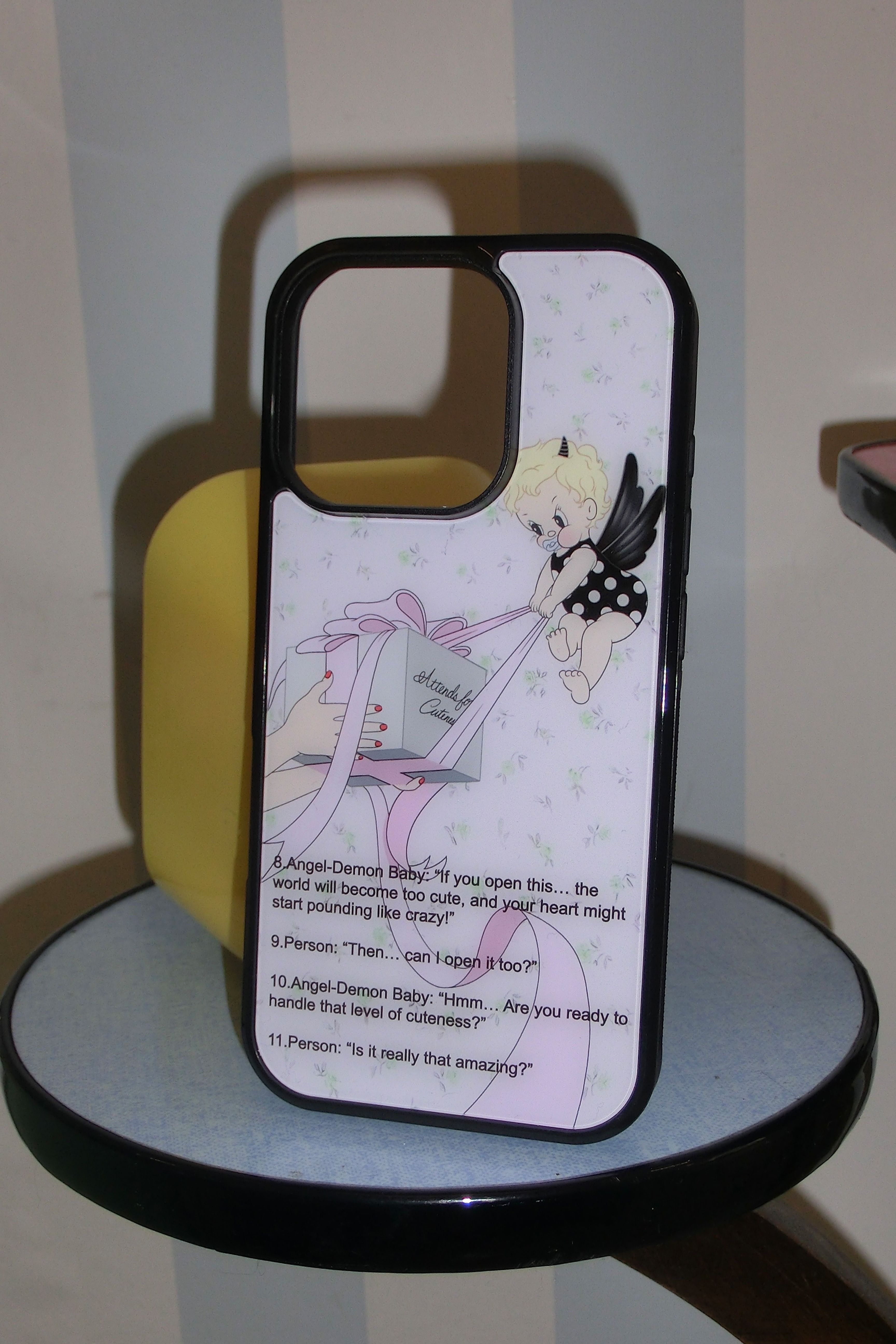 【韓国Attends アテンズ】Angel demon baby case Angel demon baby case (flower) - 감도 깊은 취향 셀렉트샵 29CM