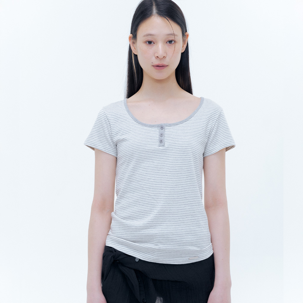 ◆MISEKI SEOUL◆ Ikesim short sleeves WHITE MSK252TS10WH SHOP - ALL - 미세키서울