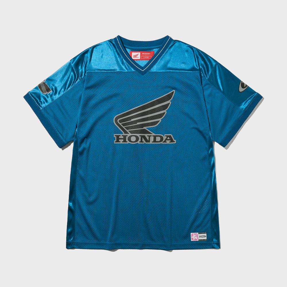 Tシャツ・カットソー HONDA MOTORCYCLE Honda Racing Fire Blade TshirtGreen Blue Honda Racing Fire Blade T-shirt_Green Blue - PHYPS HOME