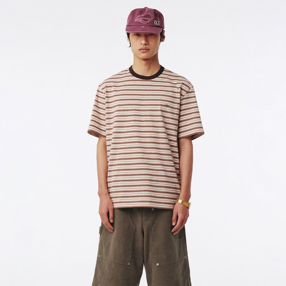 ★UMBRO★ UMBRO X MOONSUN Ringer Lettering Short Sleeve T-Sh Umbro x MOONSUN Ringer Lettering T-Shirt / Yellow - 감도