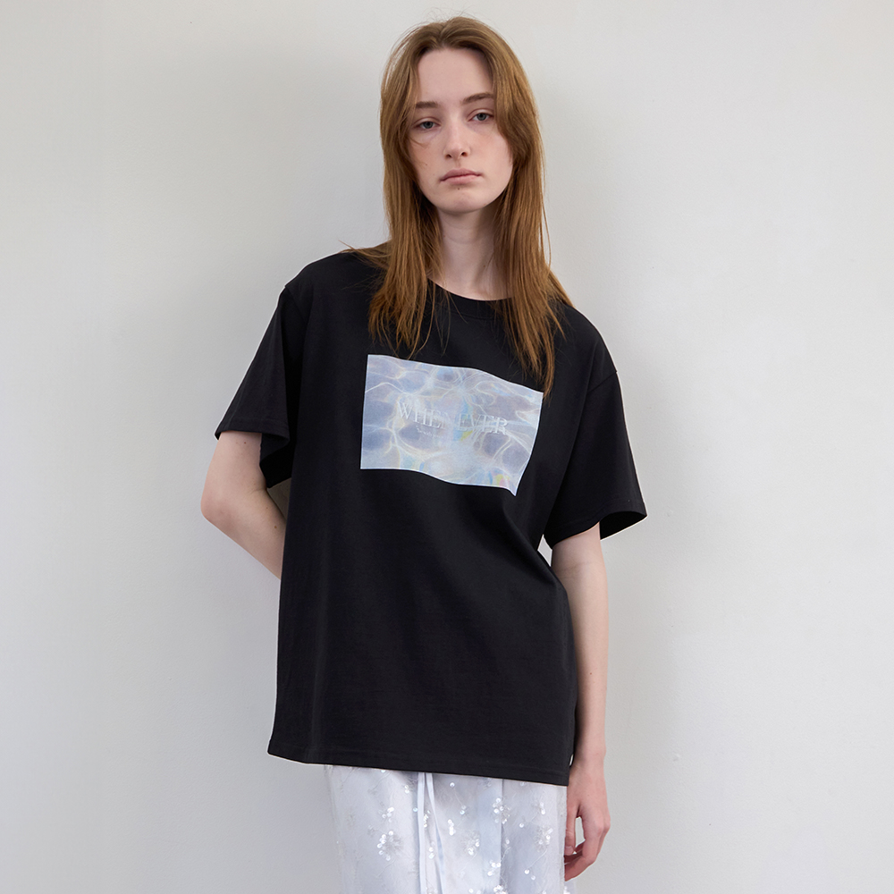 【WELLBEING EXPRESS】 Oversized Pigeon Half Sleeve / 追跡付 Oversized Pigeon Half Sleeve Black - 감도 깊은 취향 셀렉트샵