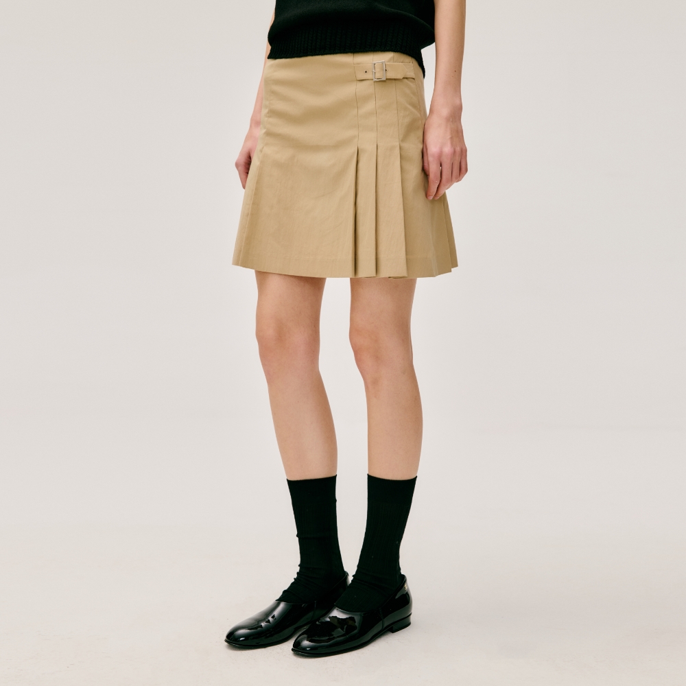 [TMAKER]SIGNATURE LOGO LIVET POCKET DETAIL SKIRT PANTS★韓國 SIGNATURE LOGO LIVET POCKET DETAIL SKIRT PANTS BE - 감도