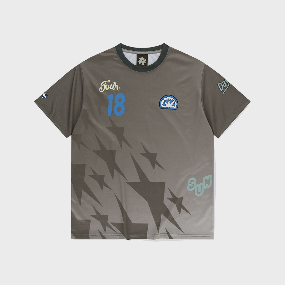 Y.E.S Flame Football Jersey Black - 감도 깊은 취향 셀렉트샵 29CM