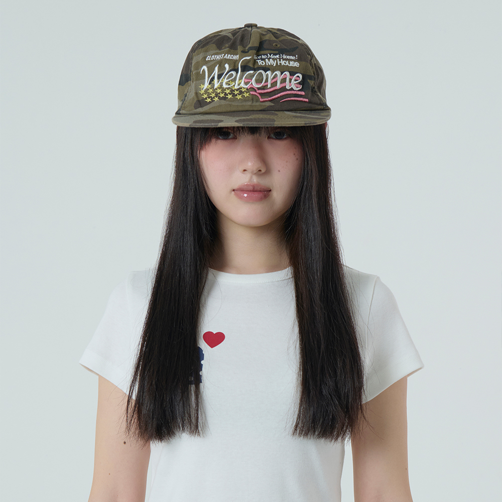WELCOME WASHED CAP [CAMO] - 감도 깊은 취향 셀렉트샵 29CM