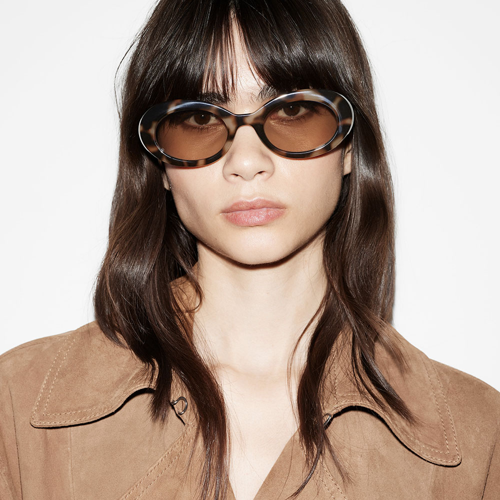 YVETTE Titanium Sunglasses - Brown - 감도 깊은 취향 셀렉트샵