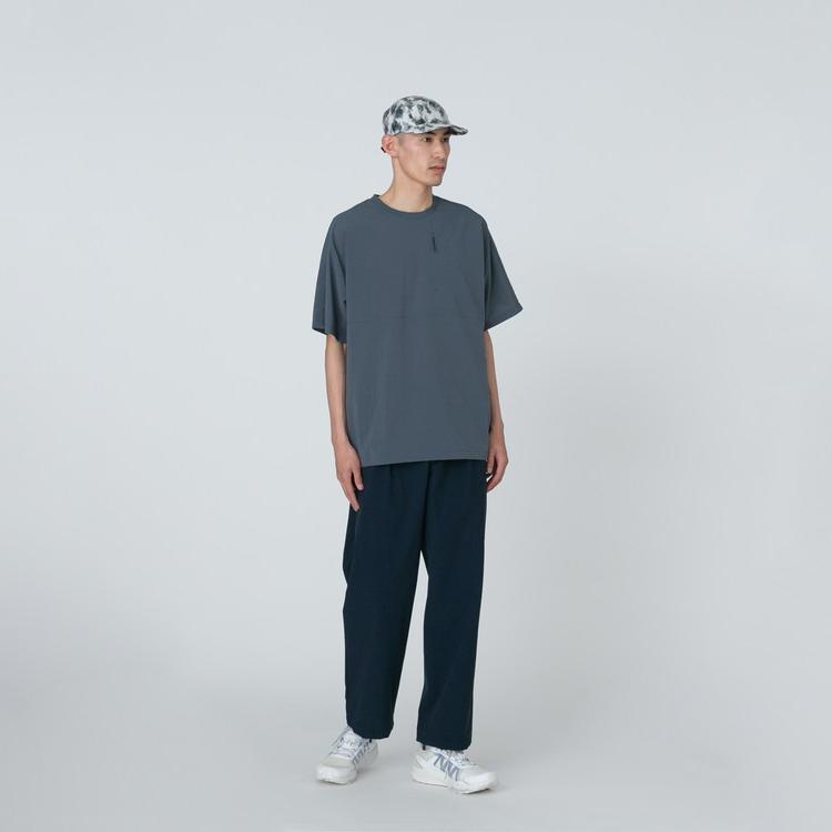 AECA SOCIAL BALANCE HALF SLEEVE-WASHED CHARCOAL - 감도 깊은