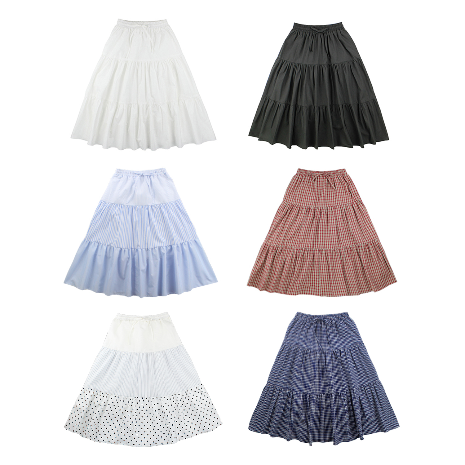 ★韓国★MILLIONDAY★BUTTERFLY MDY SKIRT★3color CHICWISH Women's Cream 3D Butterfly Double-Layered Mesh Midi