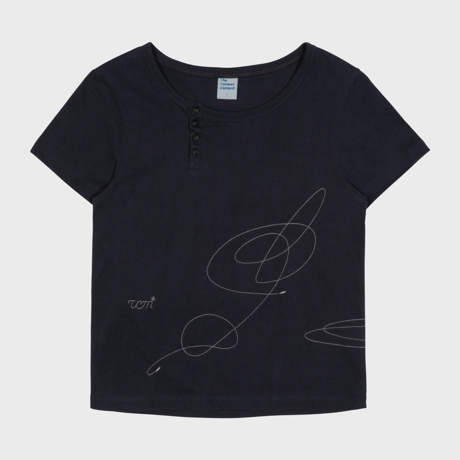 【THE COLDEST MOMENT】Starfish dot patch T-2色 THE COLDEST MOMENT】Starfish dot patch T-2色 (THE COLDEST