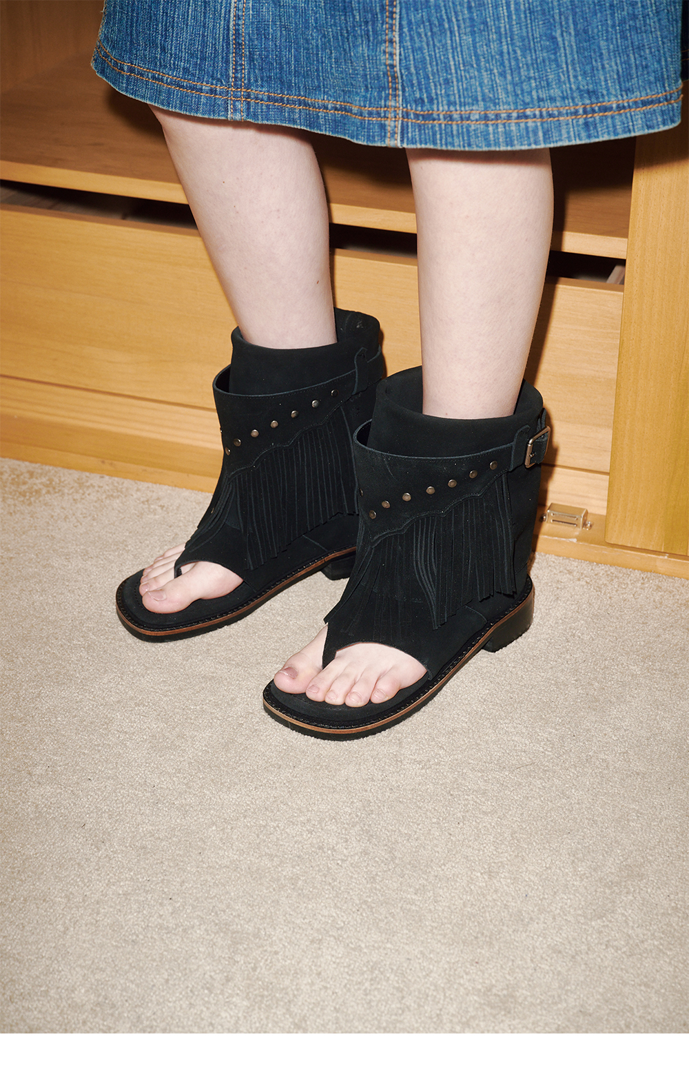 ★ByOthers★韓国人気★Epino flip flops two way boots★送料込 Leather)Epino flip flops two way boots - 감도 깊은 취향