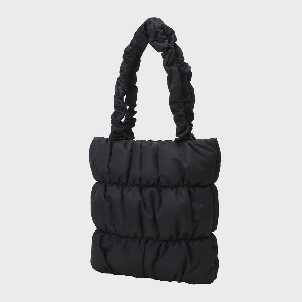 29CM 단독] WRINKLE PUMPKIN HANDLE BAG (Black) - 감도 깊은
