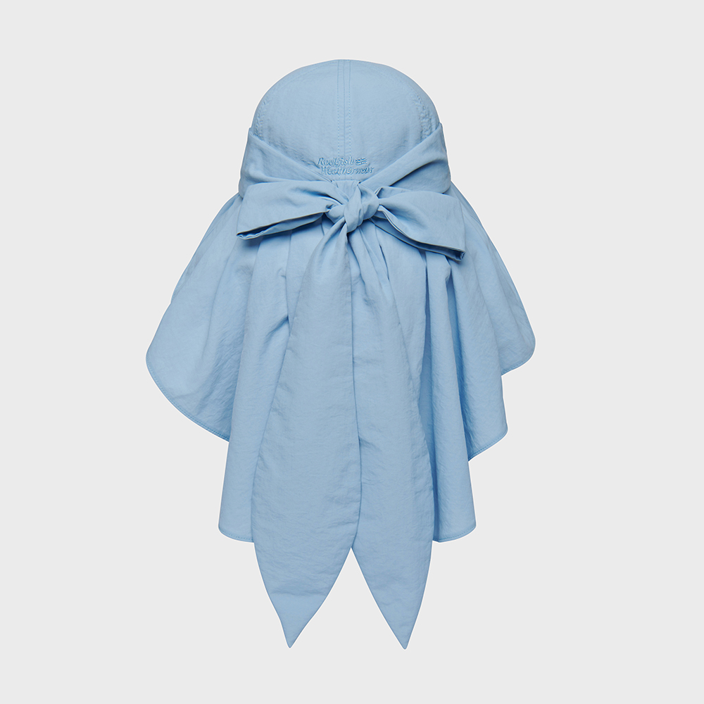 X MINJUKIM] RIBBON COVER UP HAT - 2 colors - 감도 깊은 취향
