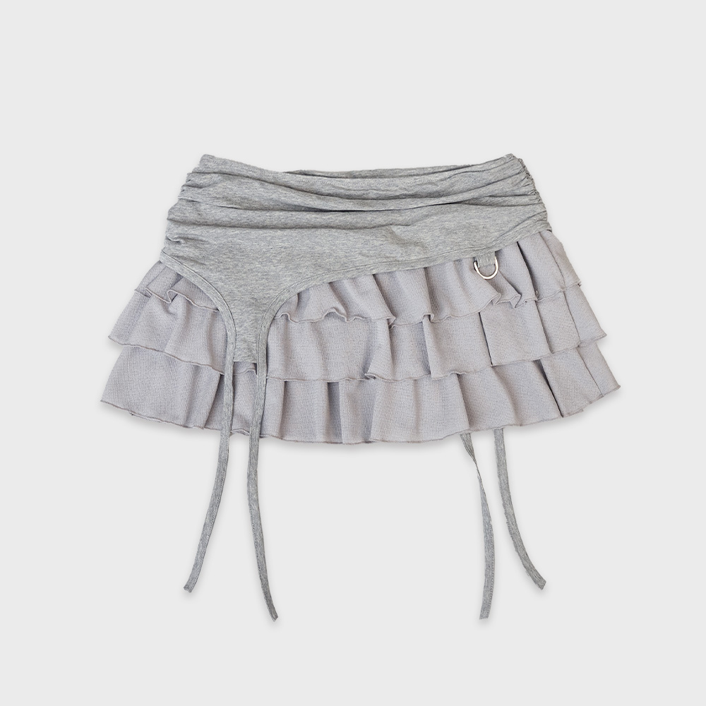 Glow Sheer Layering Skirt (Gray) - 감도 깊은 취향 셀렉트샵 29CM