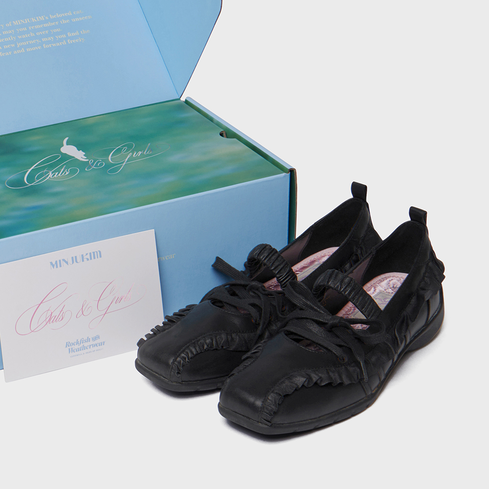 バレエ [X MINJUKIM] BLISS RUFFLE SNEAKERS ROCKFISH X MINJUKIM BLISS RUFFLE SNEAKERS – SeoulSeoul