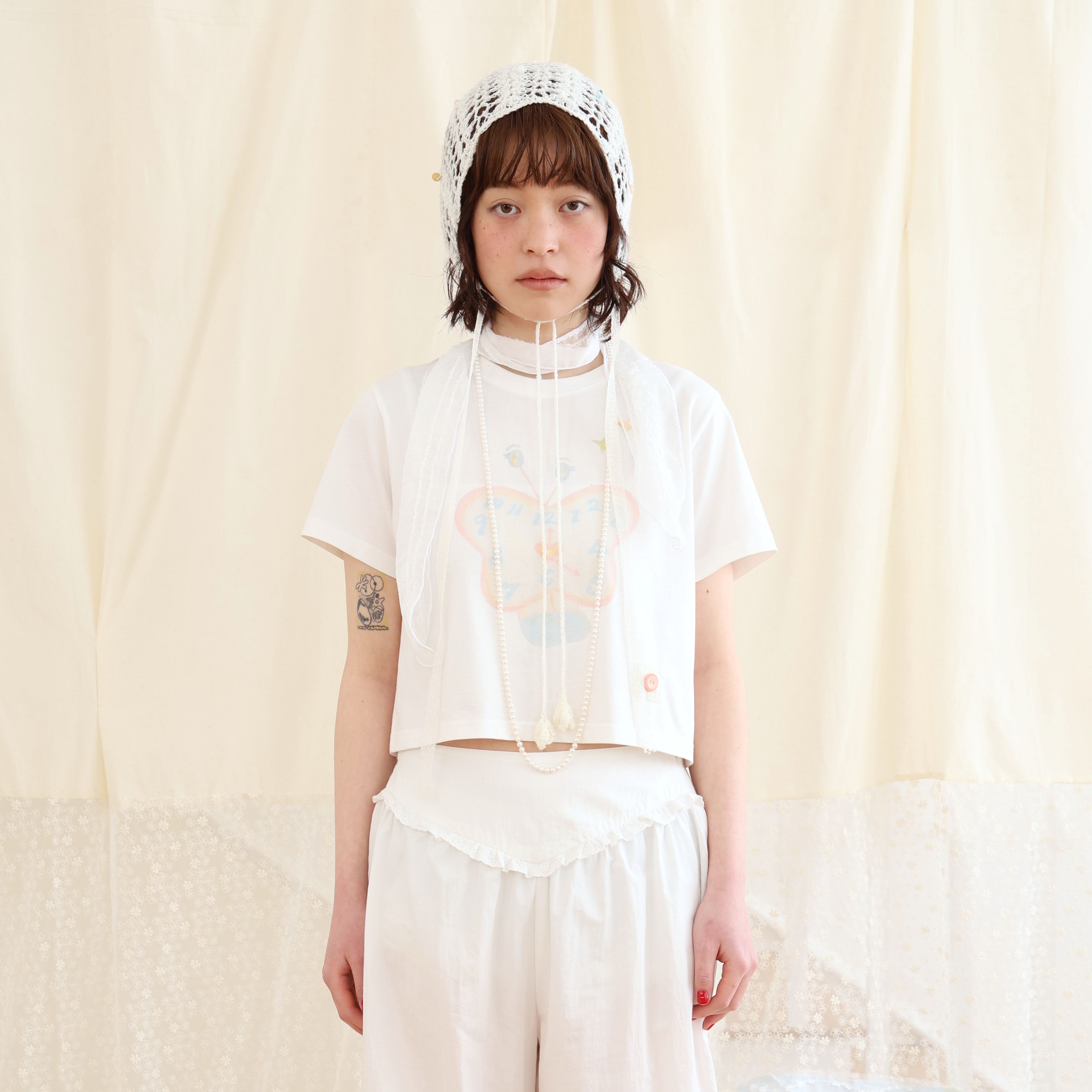 ★NOFFICIALNOFFICE★ FLOWER DECO RIBBON TOP FLOWER DECO RIBBON TOP PINK - 감도 깊은 취향 셀렉트샵 29CM