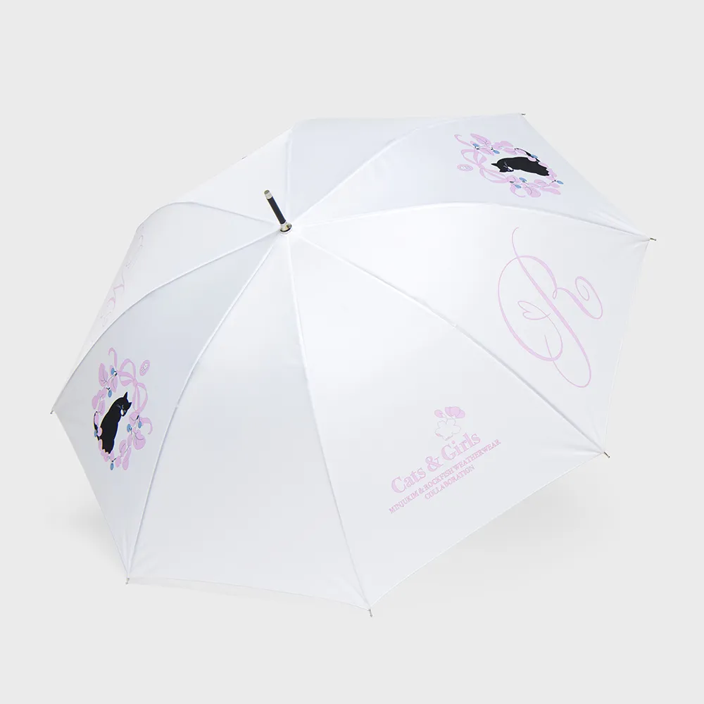 [X MINJUKIM] UMBRELLA LONG  - WHITE