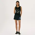 Nylon Sports Shorts Black
