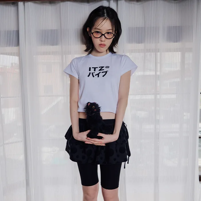 BLACK DOTTED LAYERED WRAP SHORT SKIRT - 감도 깊은 취향