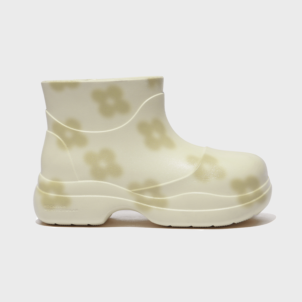 ロックフィッシュ×MINJUKIMFLORAL SHADOWBOOTSSHORT X MINJUKIM] FLORAL SHADOW BOOTS SHORT - 3 colors - 감도 깊은