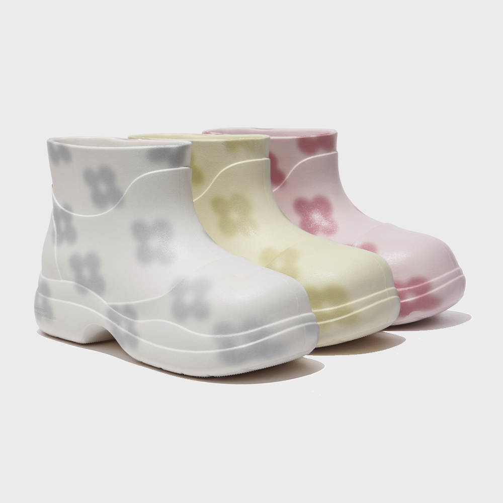 ロックフィッシュ×MINJUKIMFLORAL SHADOWBOOTSSHORT X MINJUKIM] FLORAL SHADOW BOOTS SHORT - 3 colors - 감도 깊은