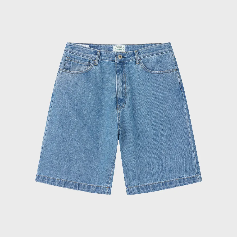 BACK POCKET POINT DENIM SHORTS IN BLUE - 감도 깊은 취향