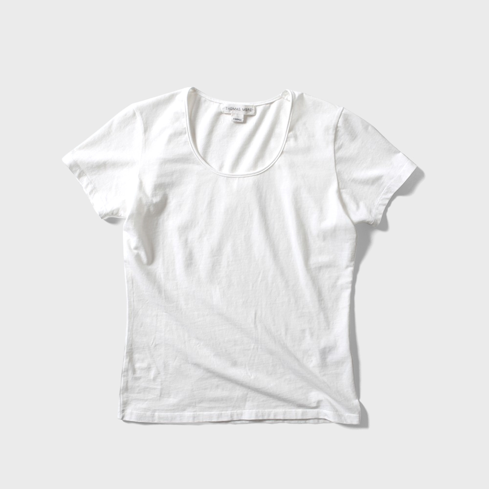 G CLASSIC RIB TEE (WHITE) - 감도 깊은 취향 셀렉트샵 29CM