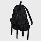 Density Nylon Rucksack Black