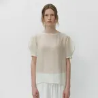 Sheer Puff Blouse_2color