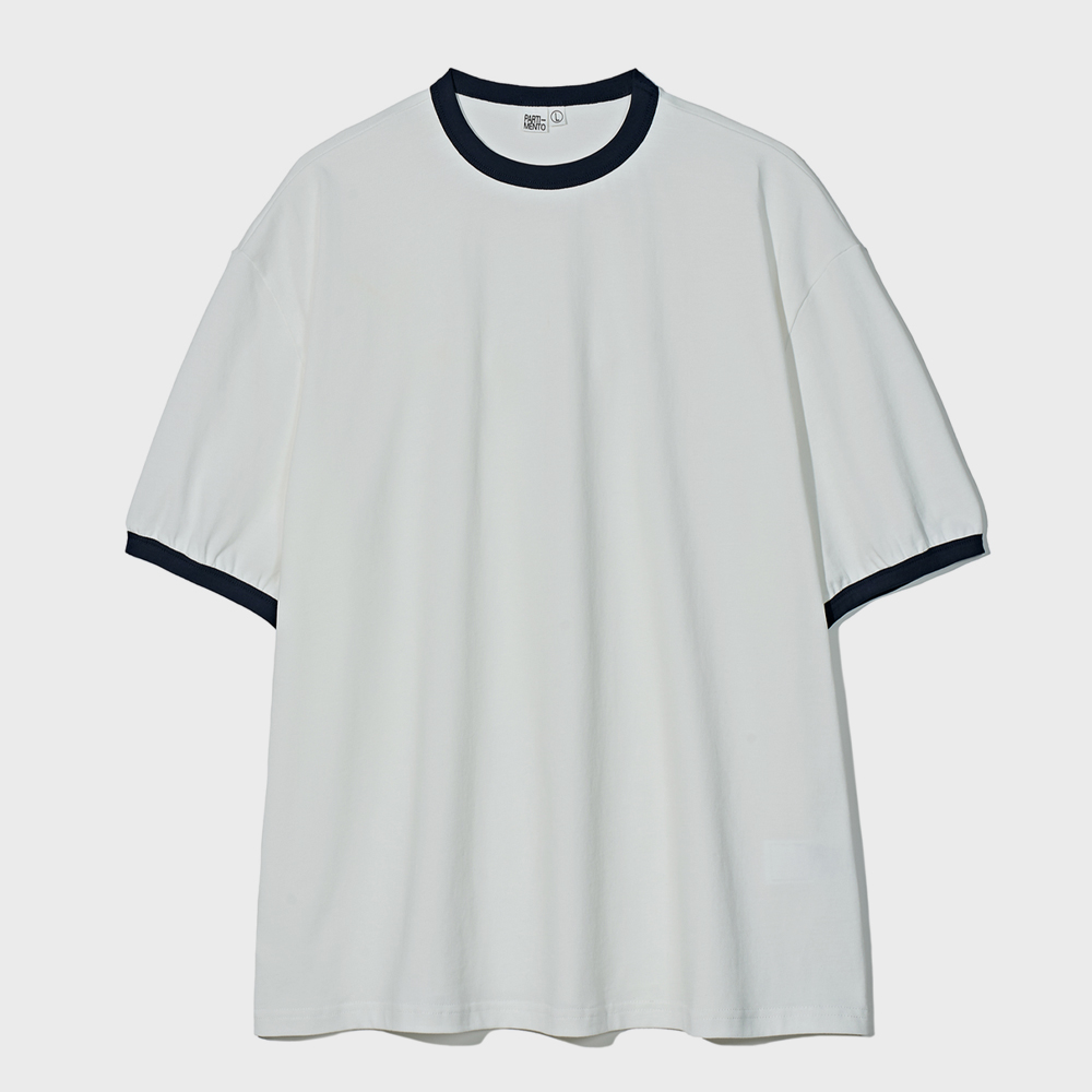 ★PARTIMENTO★ PTMT Sunlight Ringer Tee Navy PTMT Sunlight Ringer Tee Navy - 감도 깊은 취향 셀렉트샵 29CM