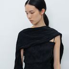 Pleats Muffler_Black
