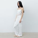 Pleats Muffler_White