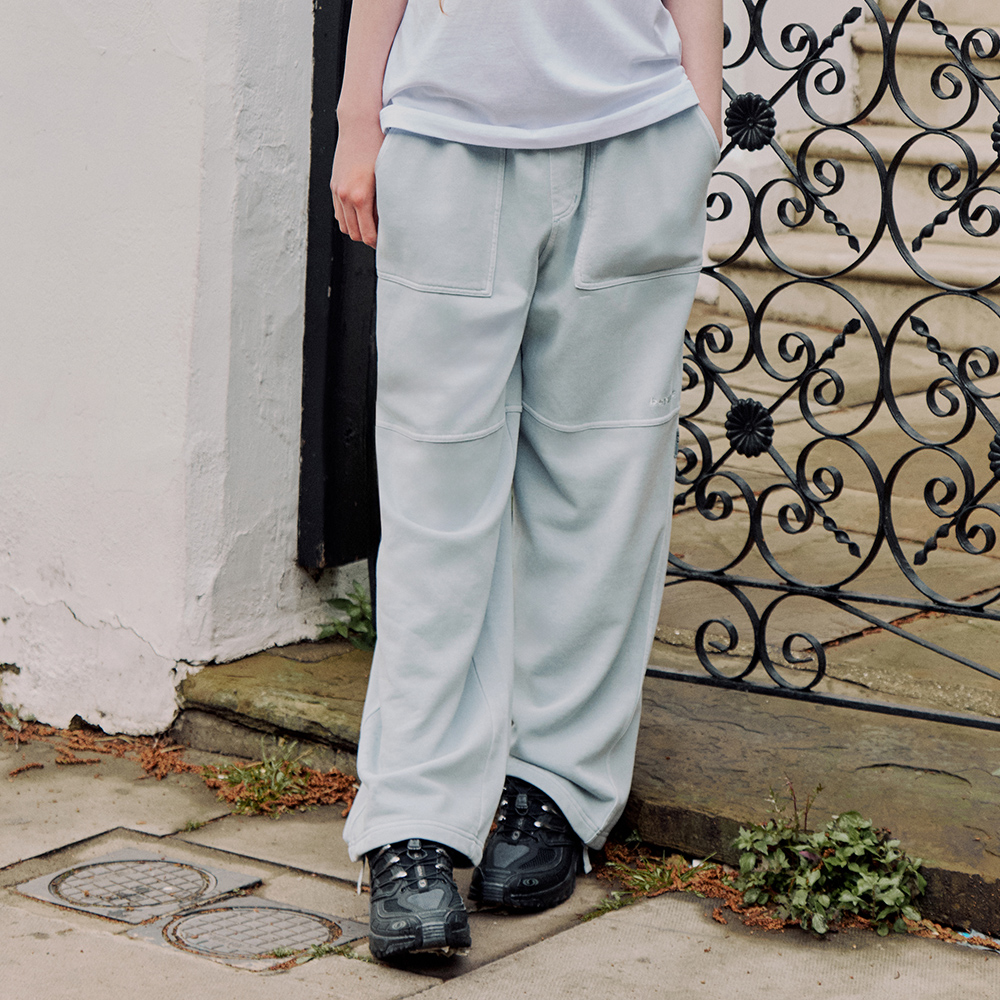 RR LOGO STITCH HEAVYWEIGHT PANTS (YELLOWISH GREEN) - 감도
