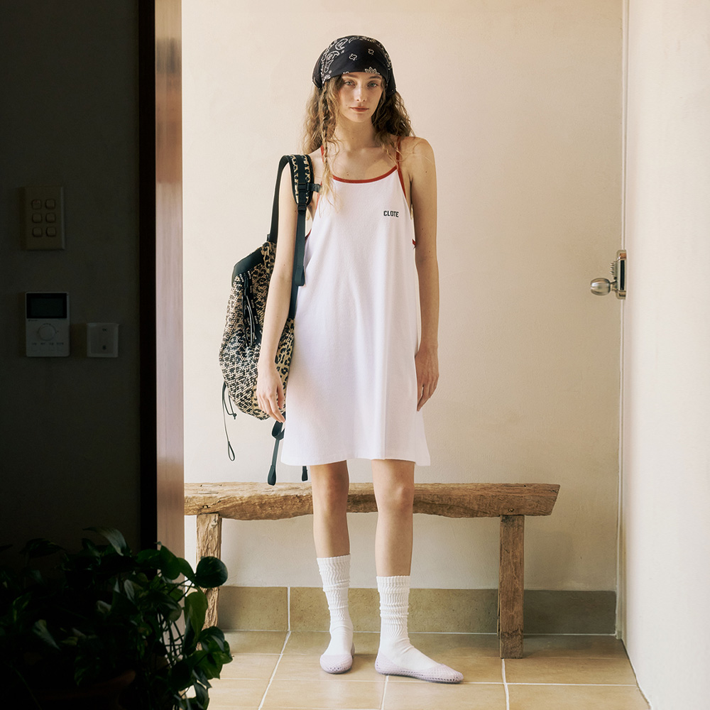 [Clove]★24SS★韓国大人気 ★Sunny Terry Dress 24SS clove] Sunny Terry Dress (Mint) - 감도 깊은 취향 셀렉트