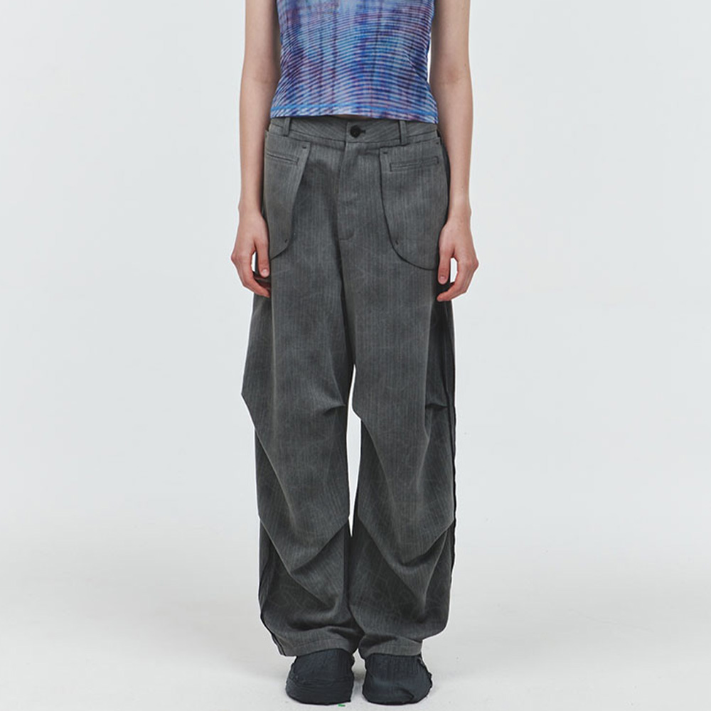 G_PUFF DRAPE SKIRT PANTS / BLACK - 감도 깊은 취향 셀렉트샵 29CM