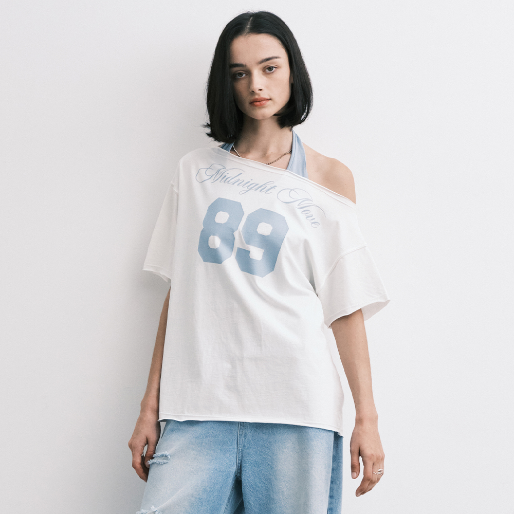 [ROUGHNECK] ROUGH BABY Off-Shoulder Top /追跡付 ROUGH BABY Off-Shoulder Top White - roughneck | 60% - Asian
