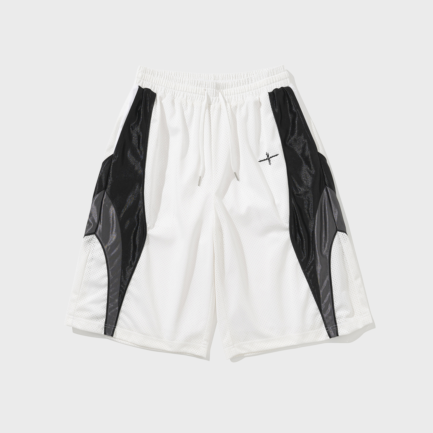 NOT4NERD ■ 4 Symbol Colour Block Mesh Shorts 4 Symbol Colour Block Mesh Shorts - White - 감도 깊은 취향