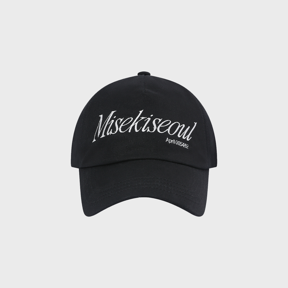 【Miseki SEOUL】Misekiseoul logo ball cap Misekiseoul logo ball cap BLACK - 감도 깊은 취향 셀렉트샵 29CM