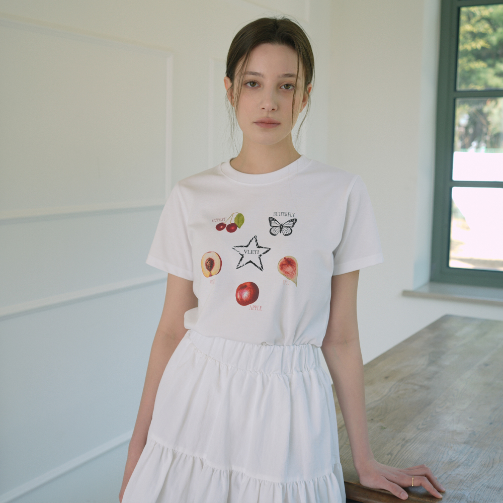 【OHESHIO】APPLE DOT OVERFIT T-SHIRT オーバーフィットTシャツ 公式通販】OHESHIO(オヘシオ)｜人気レディース韓国ファッション