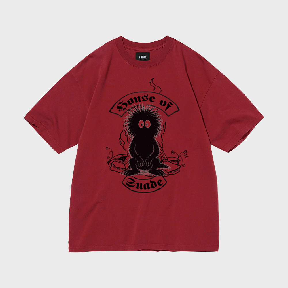 ★関税込★WOOALONG★Pigment lettering graphic T-Shirts★ Pigment lettering graphic T-Shirts - ORANGE - 감도 깊은 취향