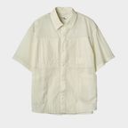 [29 Exclusive] Layer Half Shirt Jacket Ivory