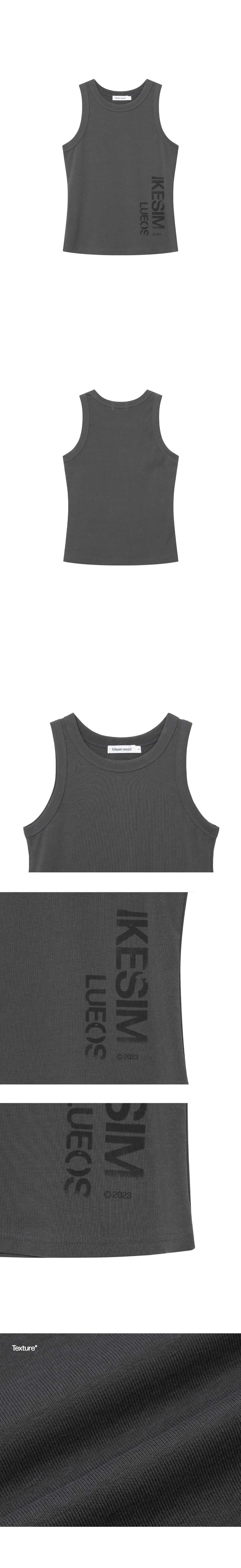 ◆MISEKI SEOUL◆ Ikesim sleeveless BLACK MSK252SL05BK SHOP - ALL - 미세키서울