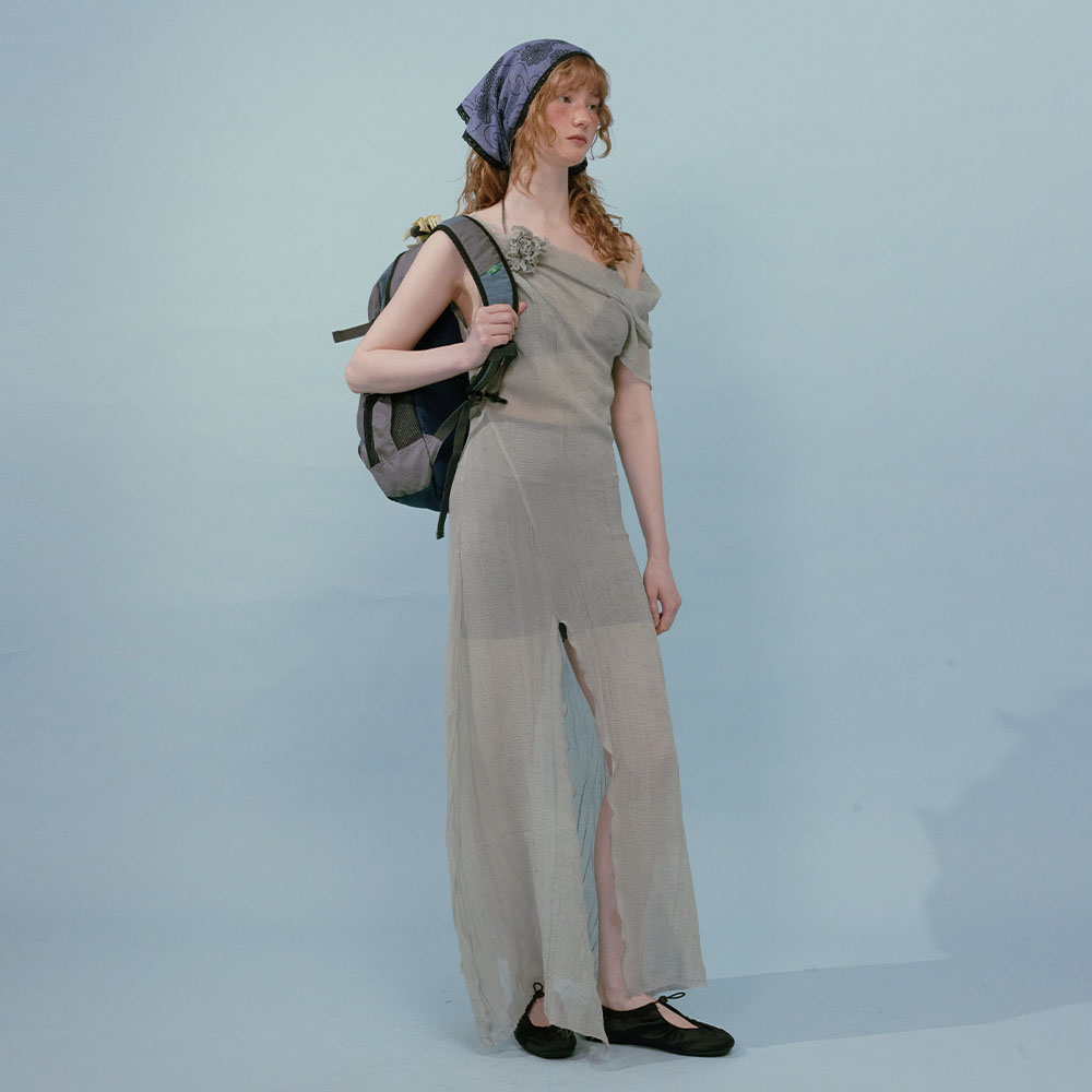 【LOULOUSEOUL】Wave Sheer Dress (Mint) Wave Sheer Dress (Mint) - 감도 깊은 취향 셀렉트샵 29CM