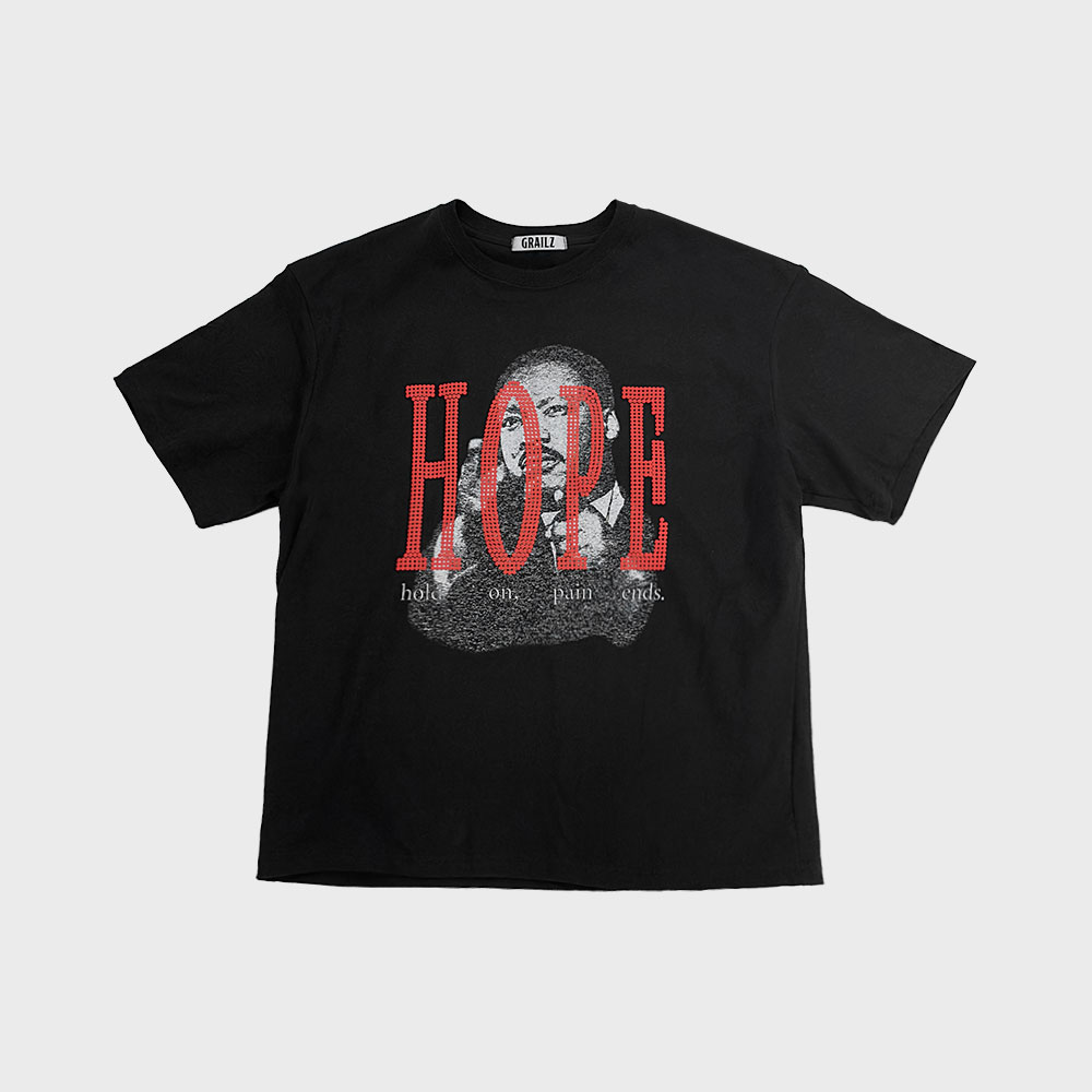 GRAILZ X KOIN SEOUL] BACK TO US T-SHIRTS [BLACK] - 감도 깊은