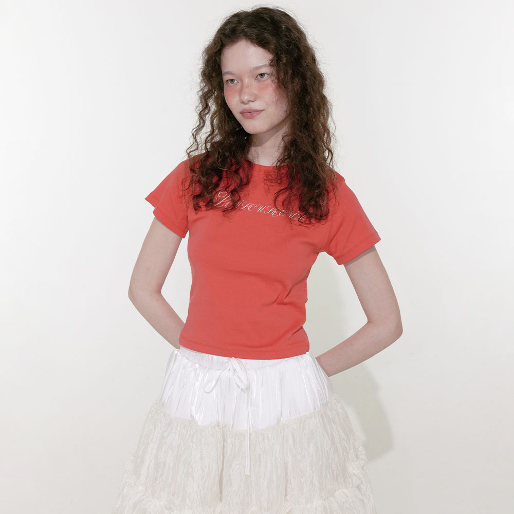Orchid Cubic T-Shirt (Ivory) - 감도 깊은 취향 셀렉트샵 29CM