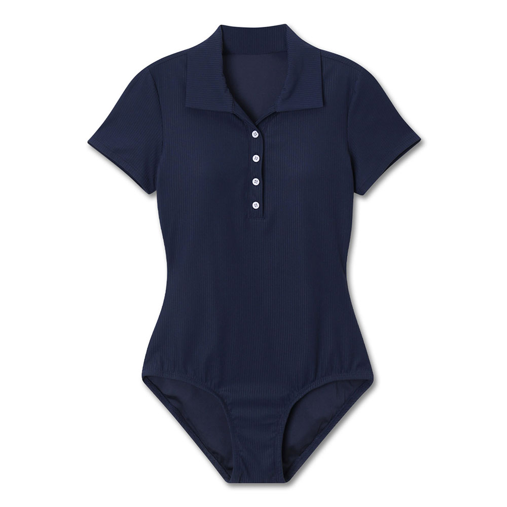 ＊韓国＊［MICHIKO LONDON］PK RIBBED SWIMSUIT NAVY S,M PK RIBBED SWIMSUIT NAVY - 감도 깊은 취향 셀렉트샵 29CM