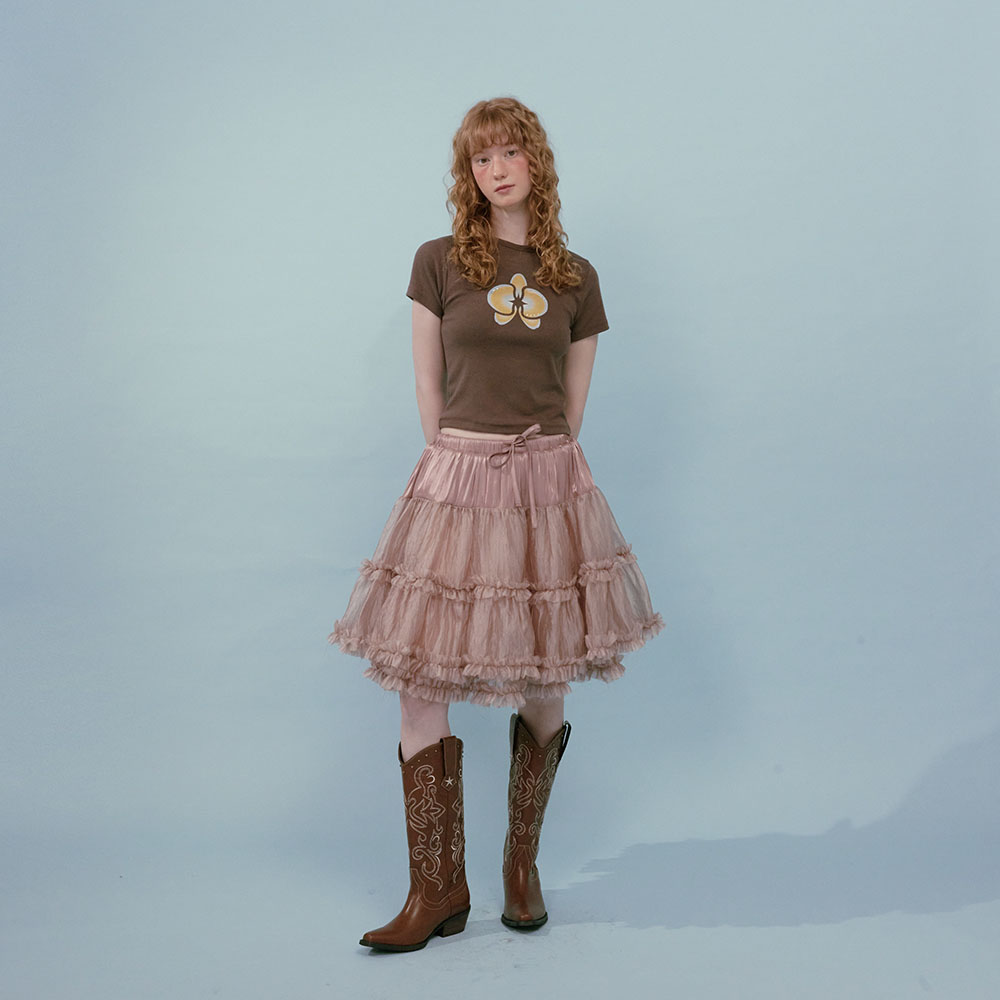◆Loulouseoul◆ Tutu Midi Skirt Indie Pink Tutu Midi Skirt (Indie Pink) - LOULOUSEOUL