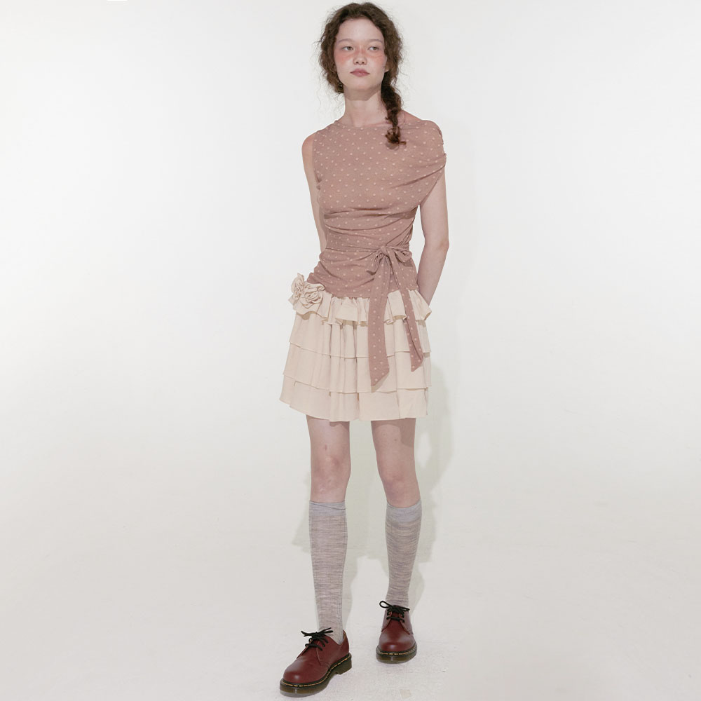 Glow Sheer Layering Skirt (Gray) - 감도 깊은 취향 셀렉트샵 29CM