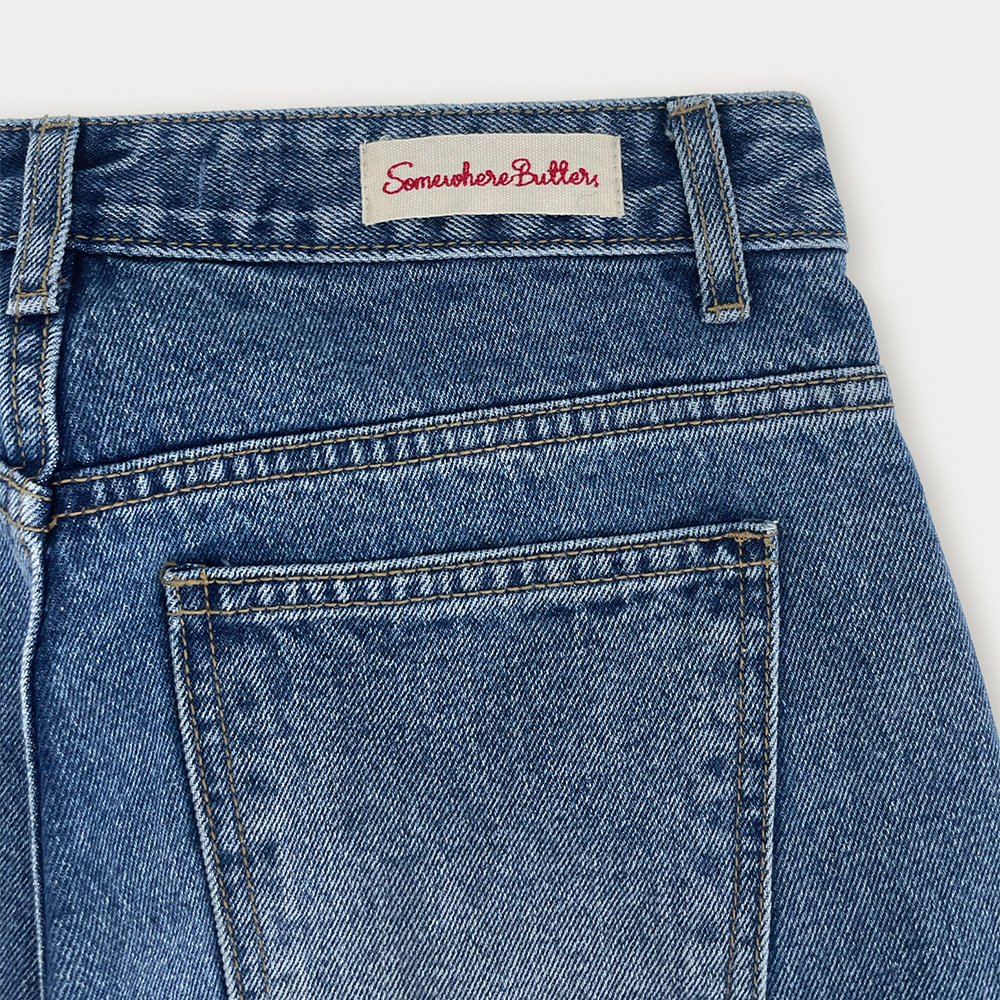 Ten Wide Denim Pants - Middle Blue - 감도 깊은 취향 셀렉트샵